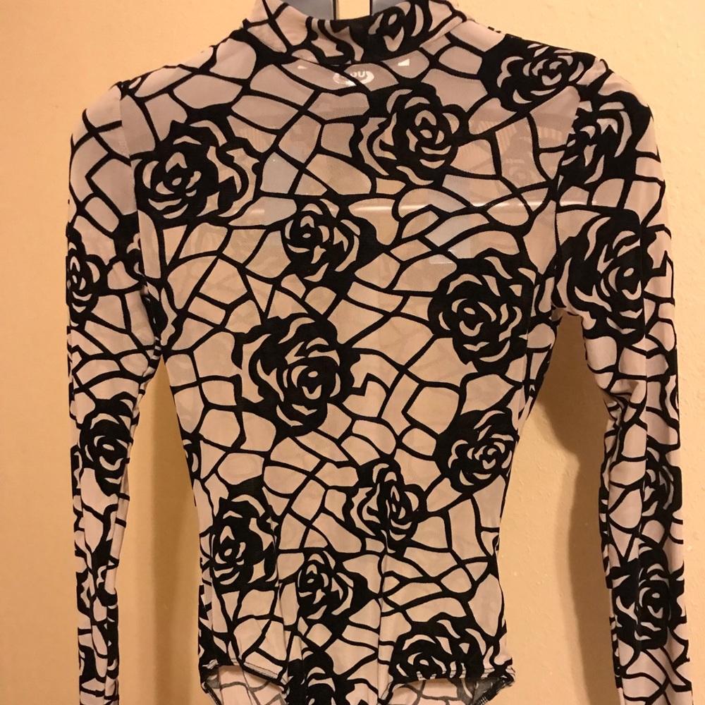 Lace Flower Vintage Blouse